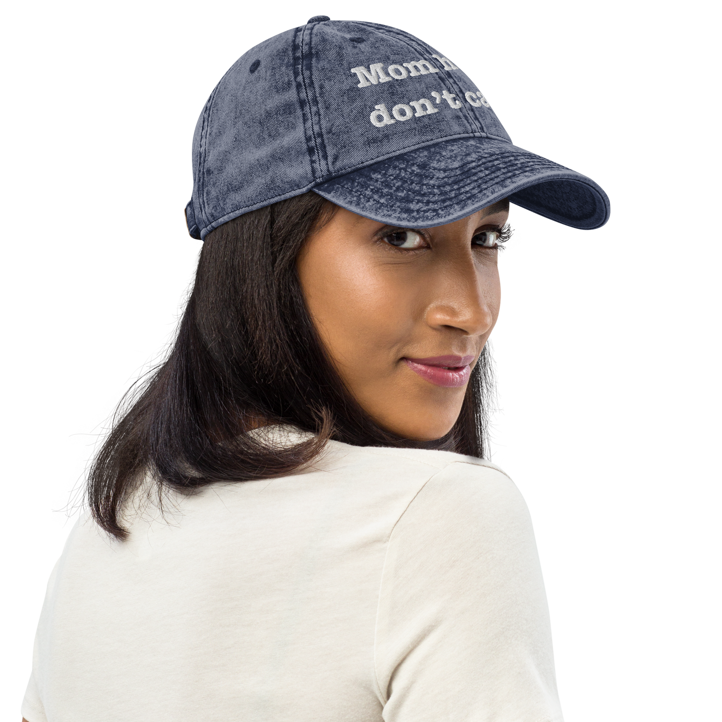 Mom Hair Vintage Embroidered Cap