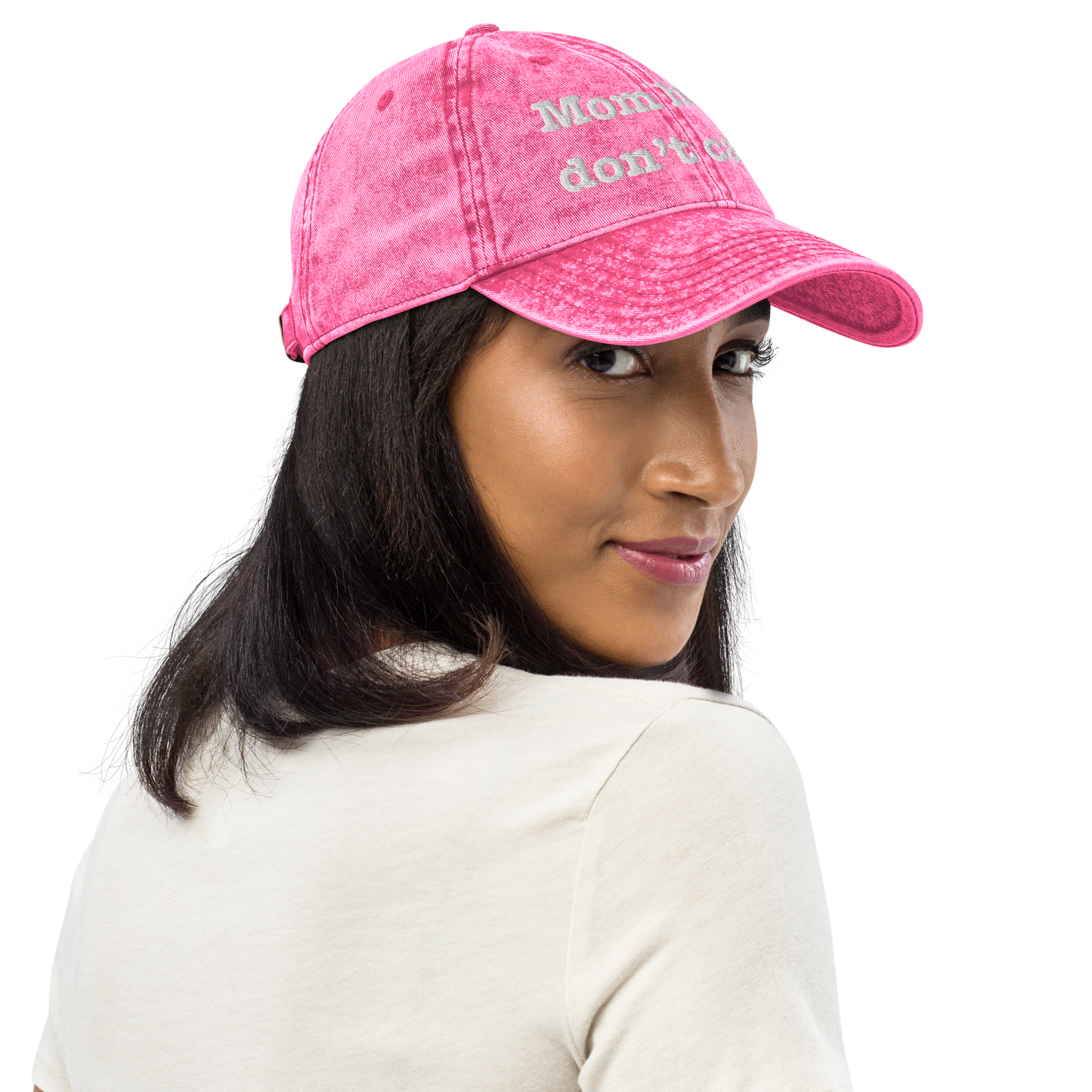 Mom Hair Vintage Embroidered Cap