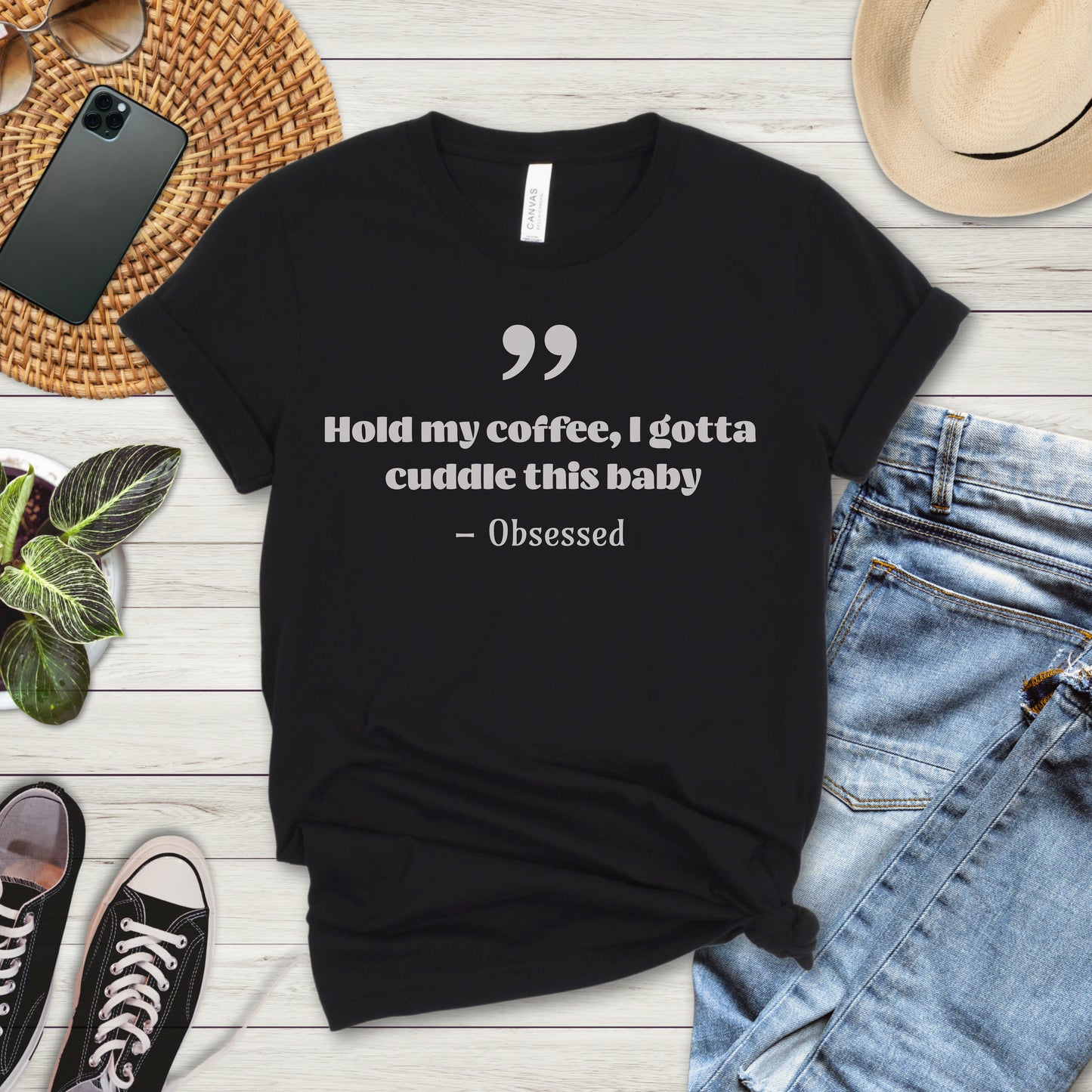 Hold My Coffee Premium Tee