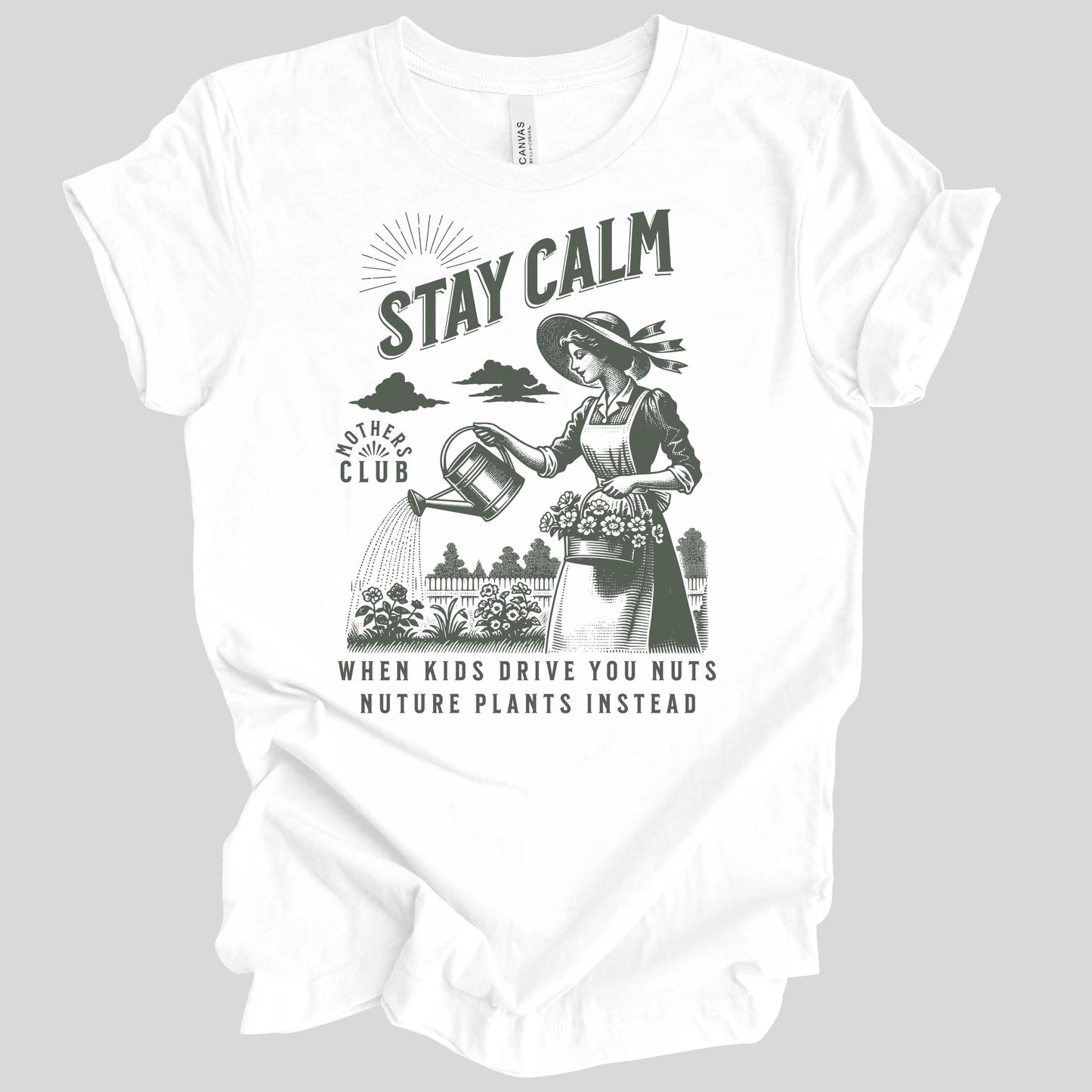 Stay Calm Mothers Club Premium Tee