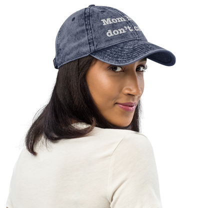 Mom Hair Vintage Embroidered Cap