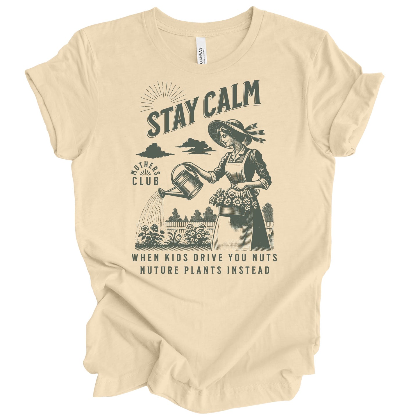 Stay Calm Mothers Club Premium Tee